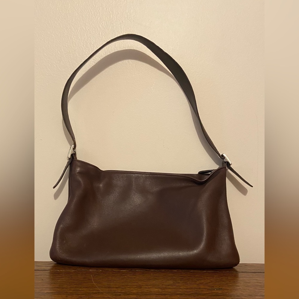 Coach Vintage 9407 Legacy East West Slim Leather Mahogany Shoulder Hobo Bag USA